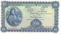 Ireland, Republic Of 10 Pounds, Prefix 91V, 21.11.1957
